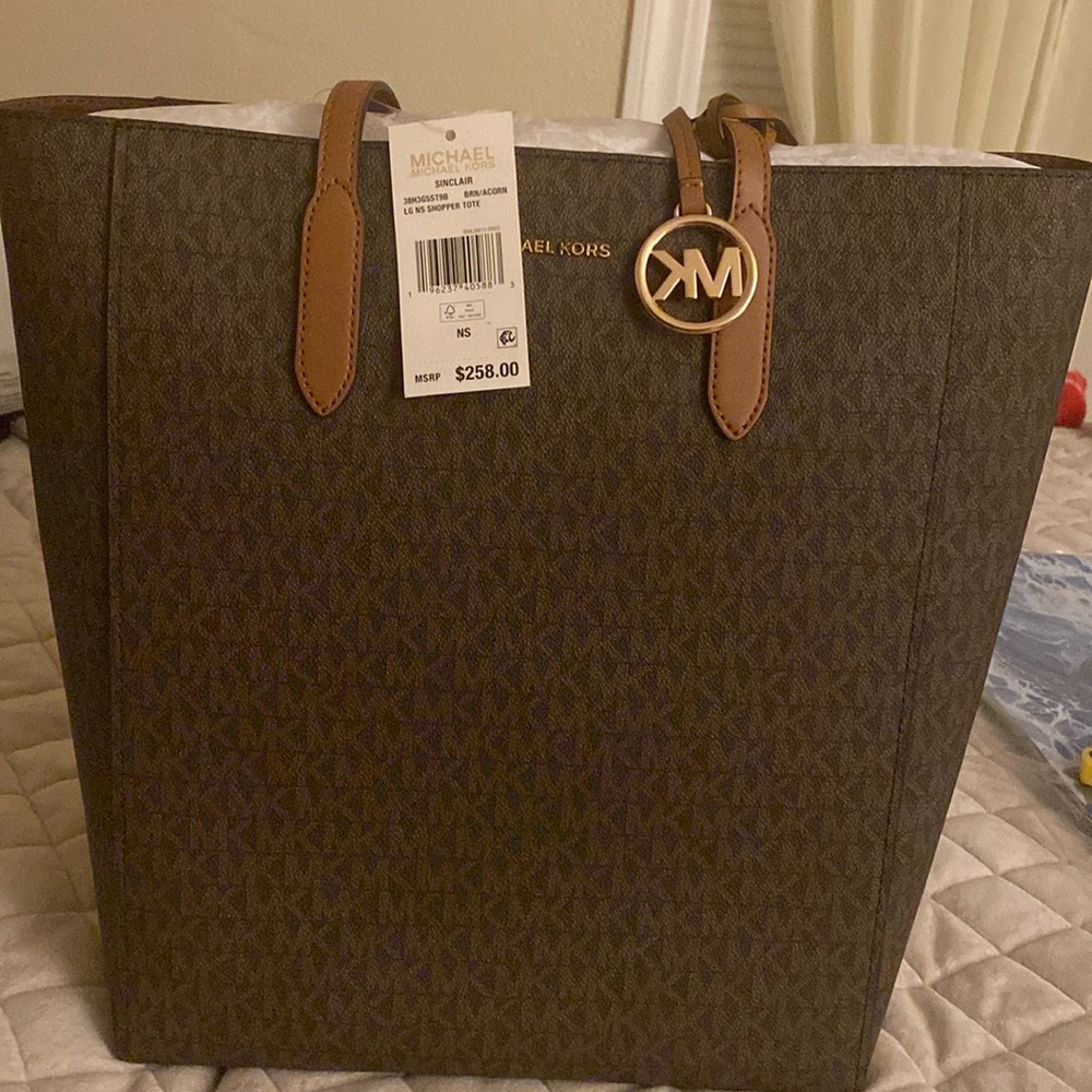 Michael Kors (Sinclair ) LG NS Shopper Tote (NEW)